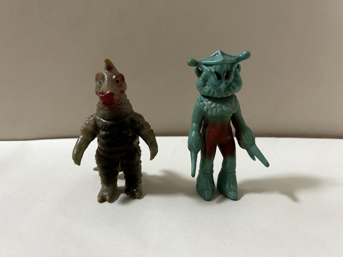 ブルマァク ブラックギラス レッドギラス ツルク星人 ミニソフビ 2体