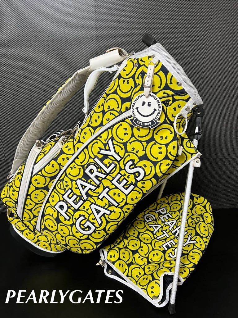 ☆人気☆ PEARLYGATES スタンド キャディバッグ 希少 スマイリー