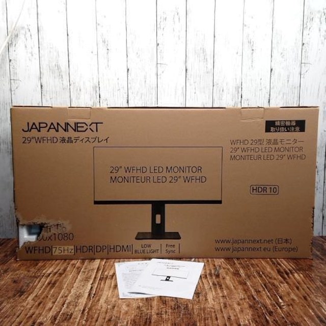 動作確認済】美品 JAPANNEXT JN-IPS2975WFHDR 液晶ディスプレイ 29
