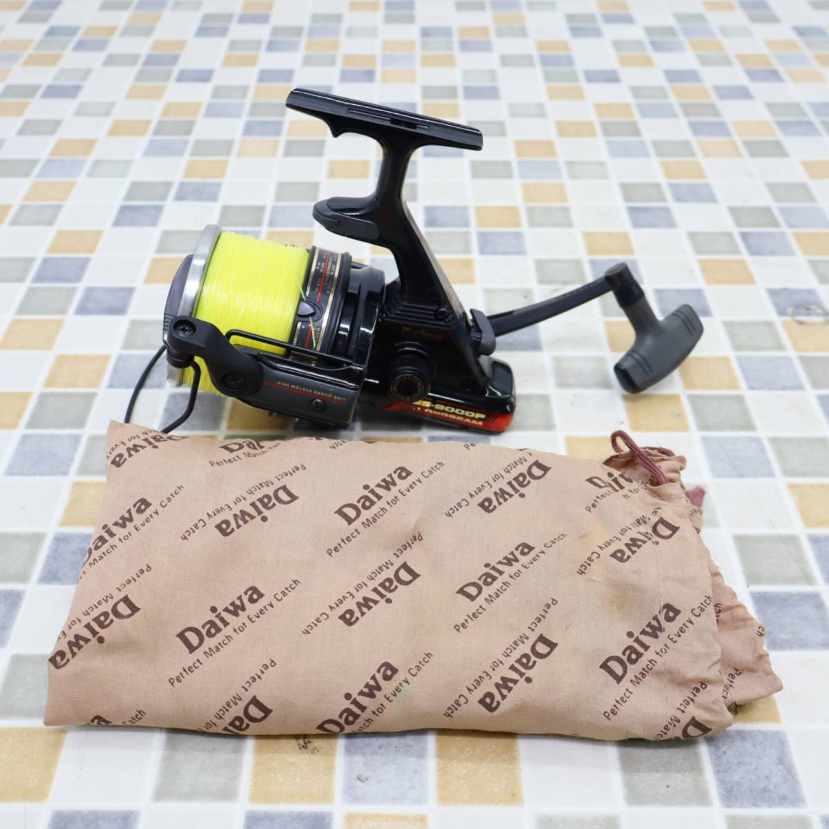 ◎スムーズに回転します ｜大型 スピニングリール｜DAIWA ダイワ GS-9000P LONGBEAM ロングビーム｜ オールド リール■O5255