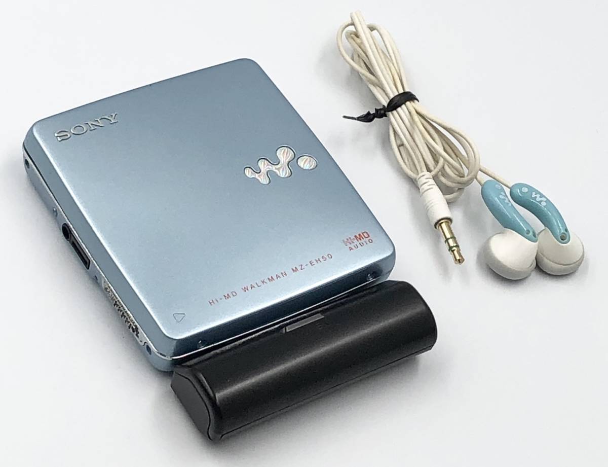 ◇◇再生○ 外観美品 SONY MZ-EH50 WALKMAN ポータブルMDプレーヤー