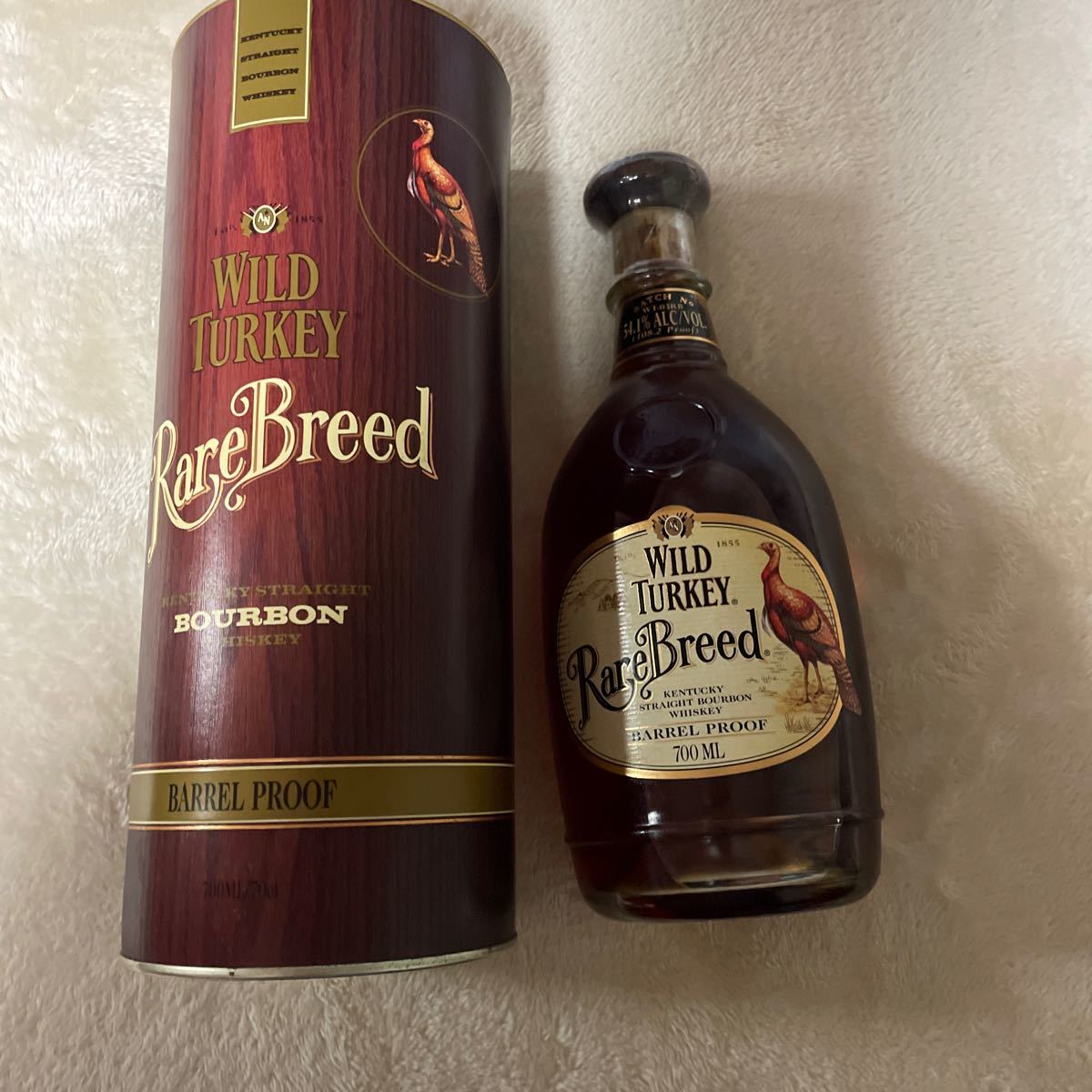 ワイルドターキー 12年 WILD TURKEY バーボン 木箱・カード等付属 