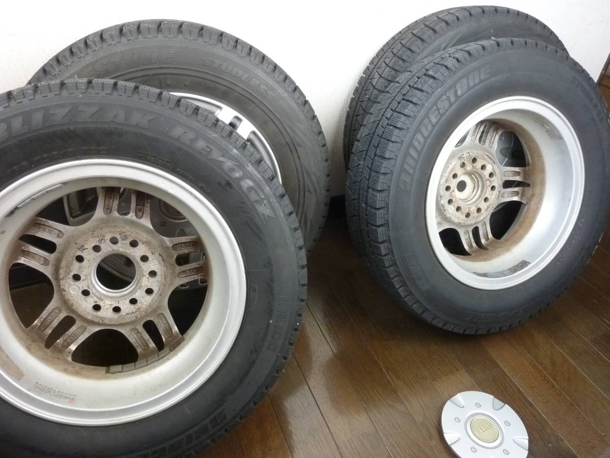 ★再出品　軽自動車用　BRIDGESTONE　ブリヂストン製マルチアルミホイール+ブリザック　１６５／７０R１３　４本　かなり山あり　個人出品 中古アルミホイールリメイク品 新品同様4本セット ブリヂストン アルミホイール 軽自動車 2026年最新Yahoo