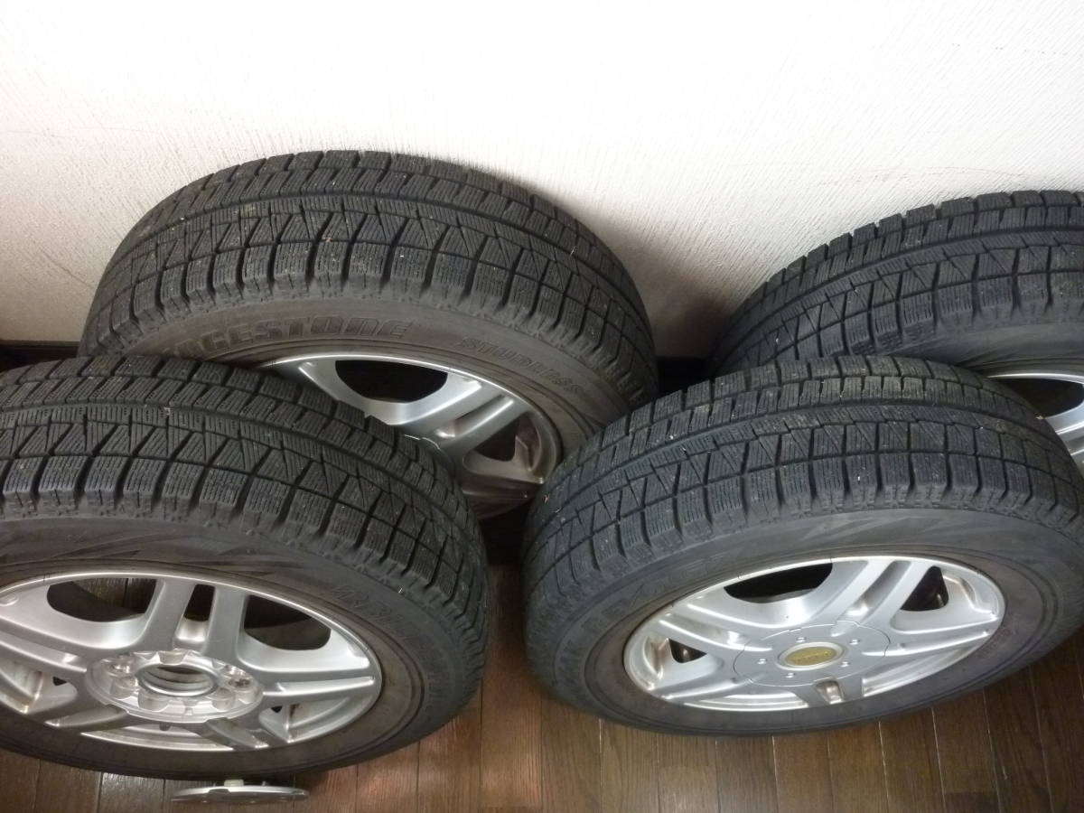 ★再出品　軽自動車用　BRIDGESTONE　ブリヂストン製マルチアルミホイール+ブリザック　１６５／７０R１３　４本　かなり山あり　個人出品 中古アルミホイールリメイク品 新品同様4本セット ブリヂストン アルミホイール 軽自動車 2026年最新Yahoo