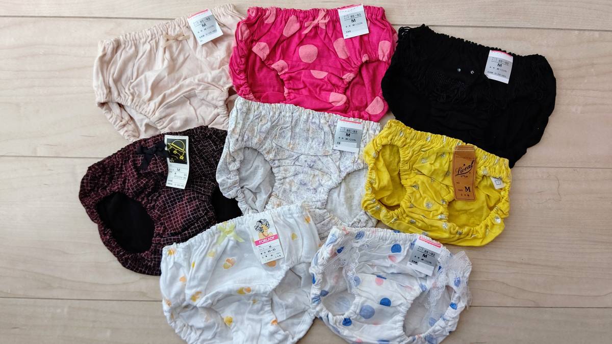 レトロなスキャンティ８枚セット Mサイズ 日本製