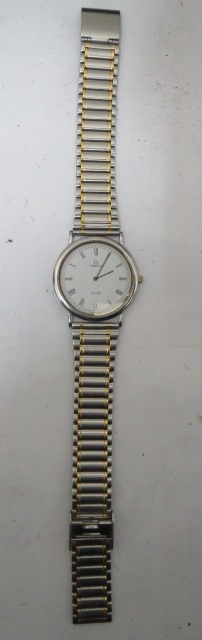 ○G72688:OMEGA オメガ De Ville デビル クオーツ メンズ腕時計