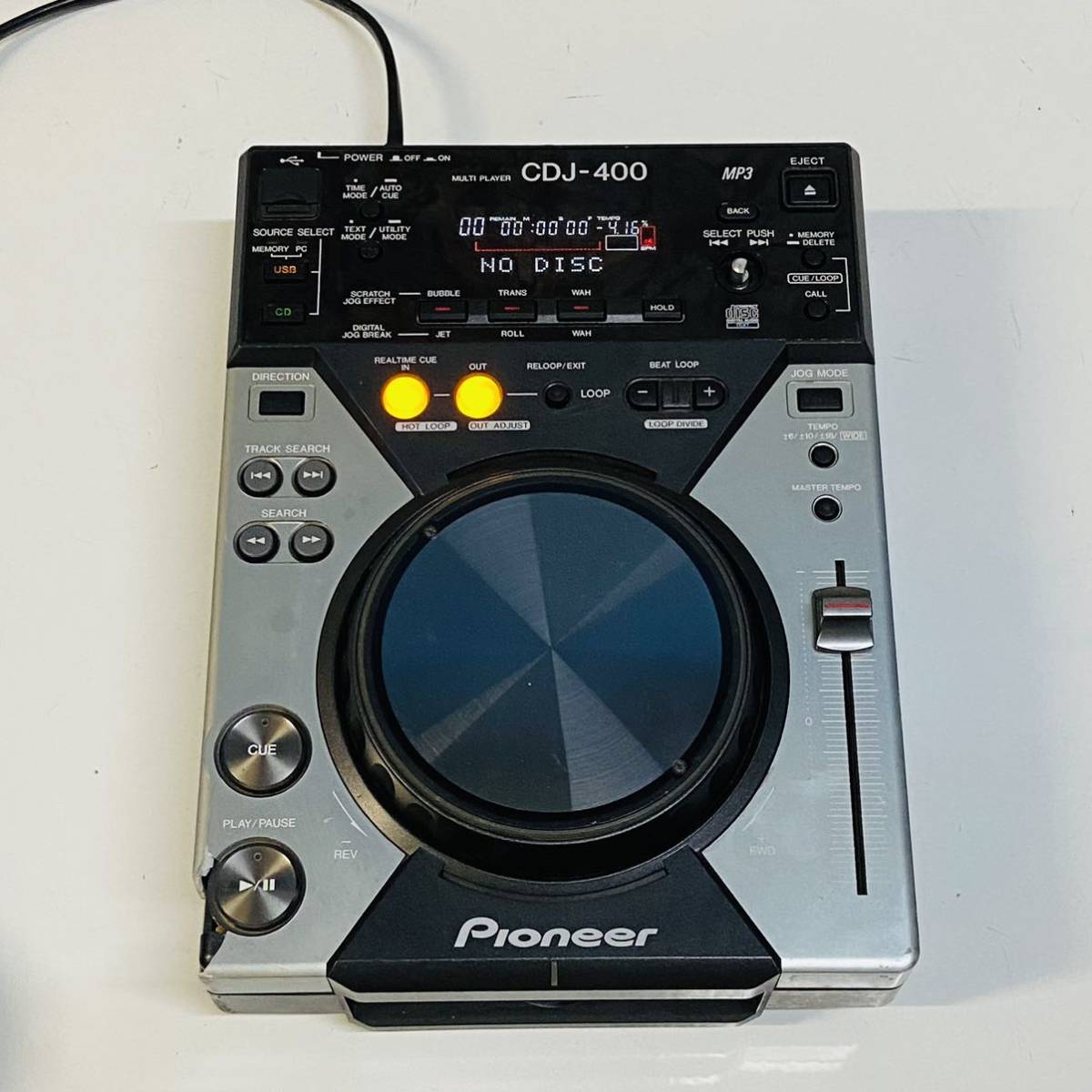 Pioneer CDJプレーヤー CDJ-400 パイオニア 電源確認済み現状品電源