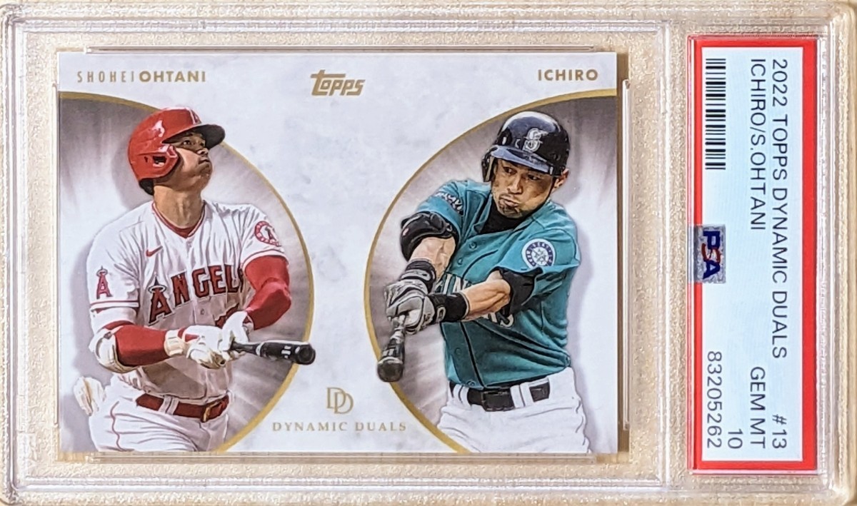 大谷翔平 PSA10】2022 TOPPS Dynamic Duals OHTANI/ICHIRO #13 送料無料