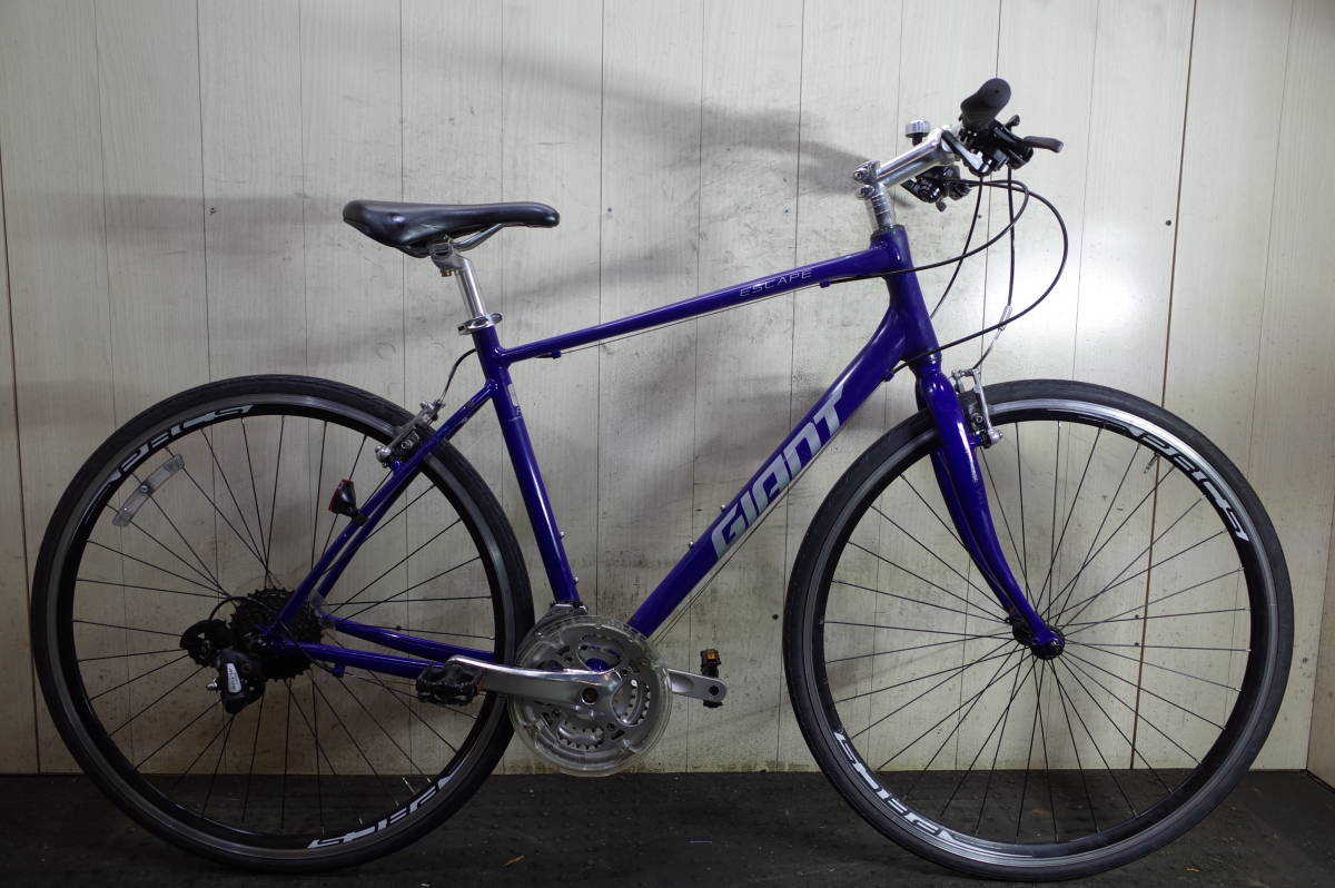 美品！GIANT ESCAPE R3 700C アルミ 24速 500mm BLUE色 クロスバイク