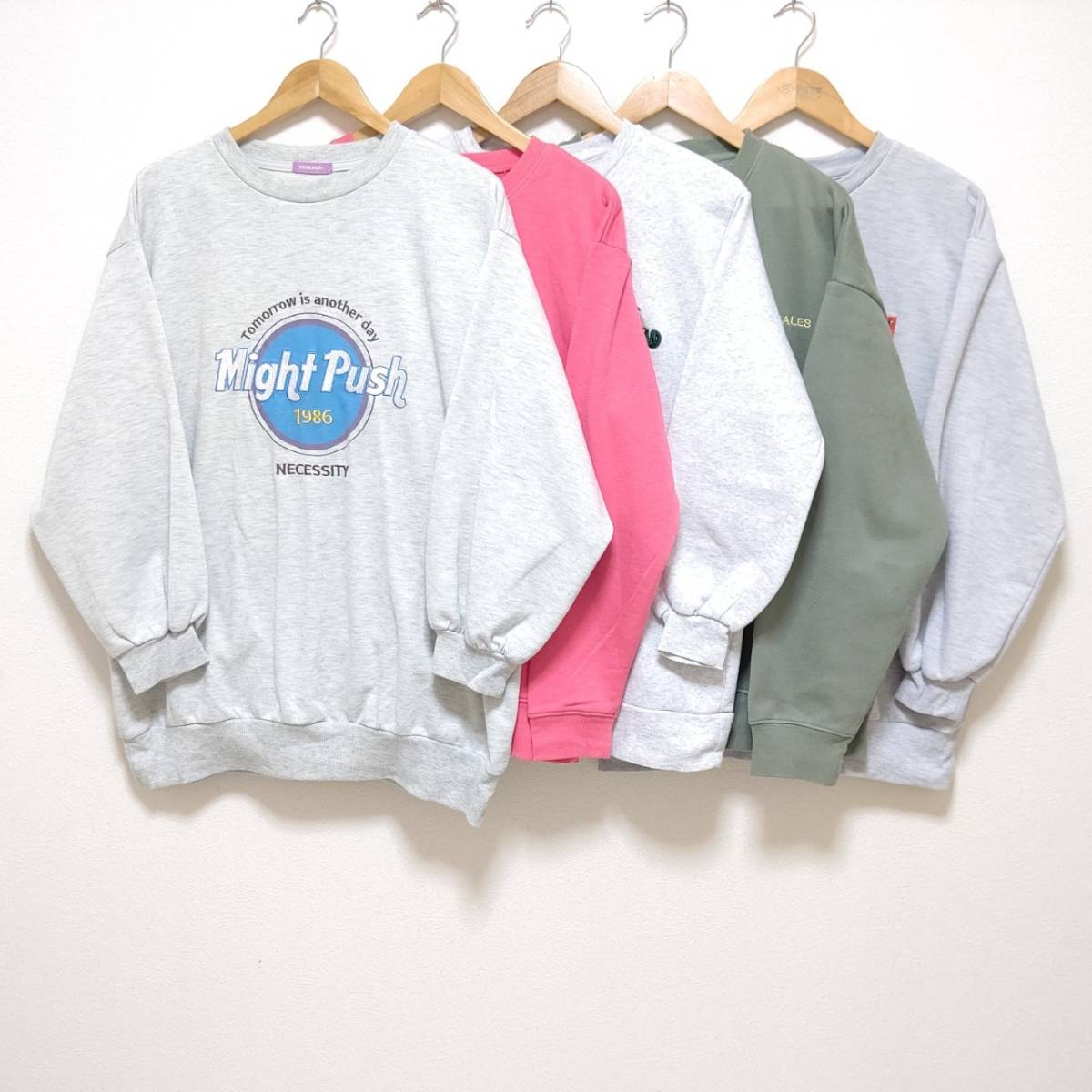 お得!!まとめ売りスウェット トレーナー 5着 セット VEHEMENT