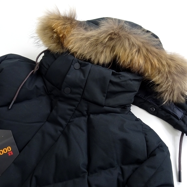 mont-bell モンベル 新品 定価4.7万 EX GOOSE DOWN ラクーンファー付き 
