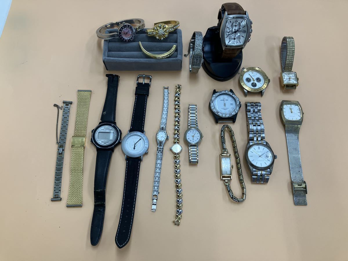 SEIKO カシオ ALBA CASIO アルバ セイコー腕時計 時計 クオーツ 機械式 ベルト まとめ17点 【01】