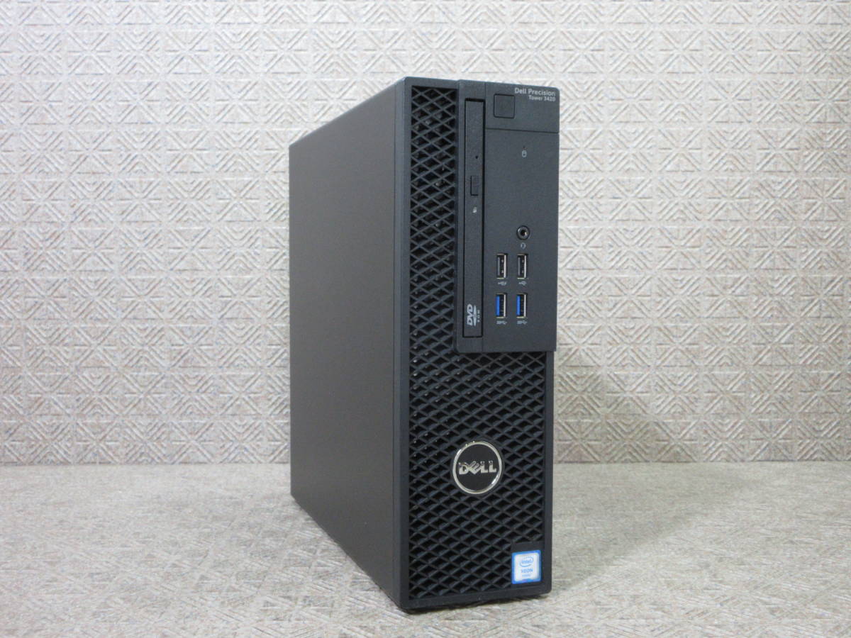 DELL Precision 3420 Workstation / Xeon E3-1225v5 3.30GHz / SSD 512GB / 16GB / Quadro k420 / Win10 / No.S154