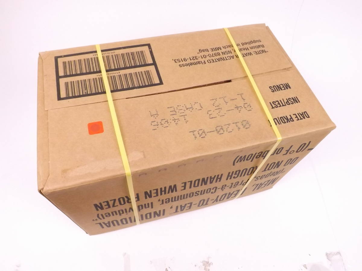 米軍実物 2023年4月検【WORNICK】MREレーション/戦闘食 MENU-A [mre7] 全国送料無料♪