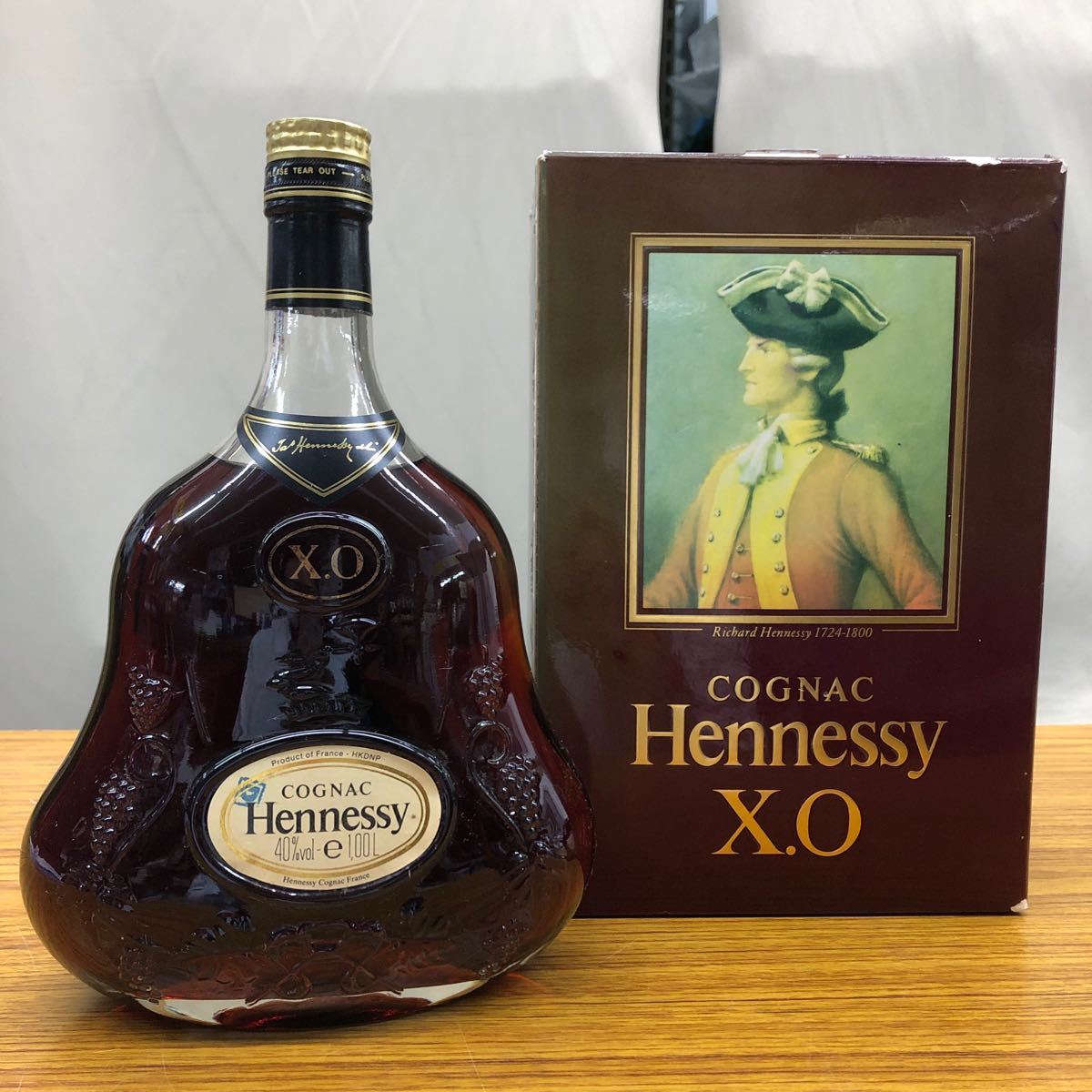 XO 金キャップ ヘネシー 1000ml 古酒 コニャック Hennessy 未開栓