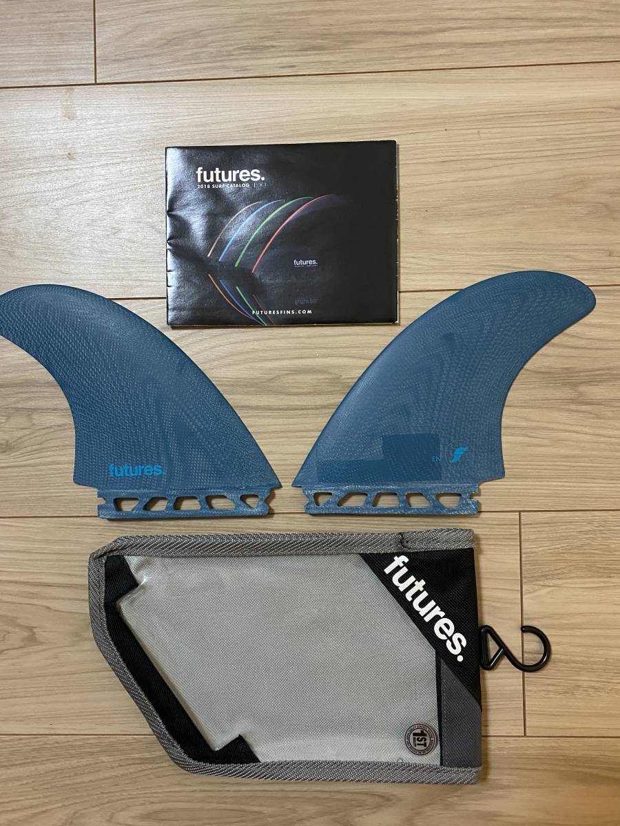 中古美品　FUTURE FIN(フューチャーフィン)『FIBER GLASS TWIN KEEL EN 2FIN』