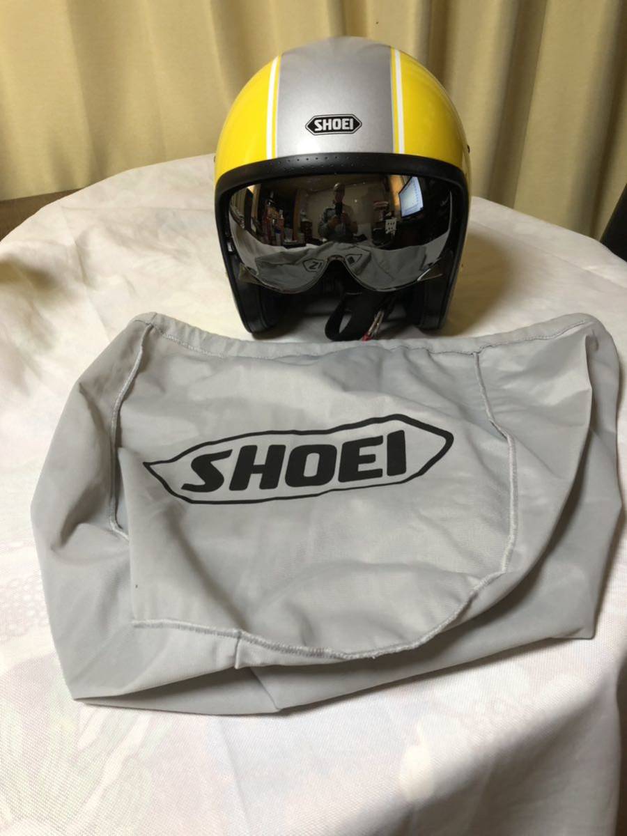 希少! 超美品!SHOEI J.O サイズL ミラーシールド付き カッコいい!