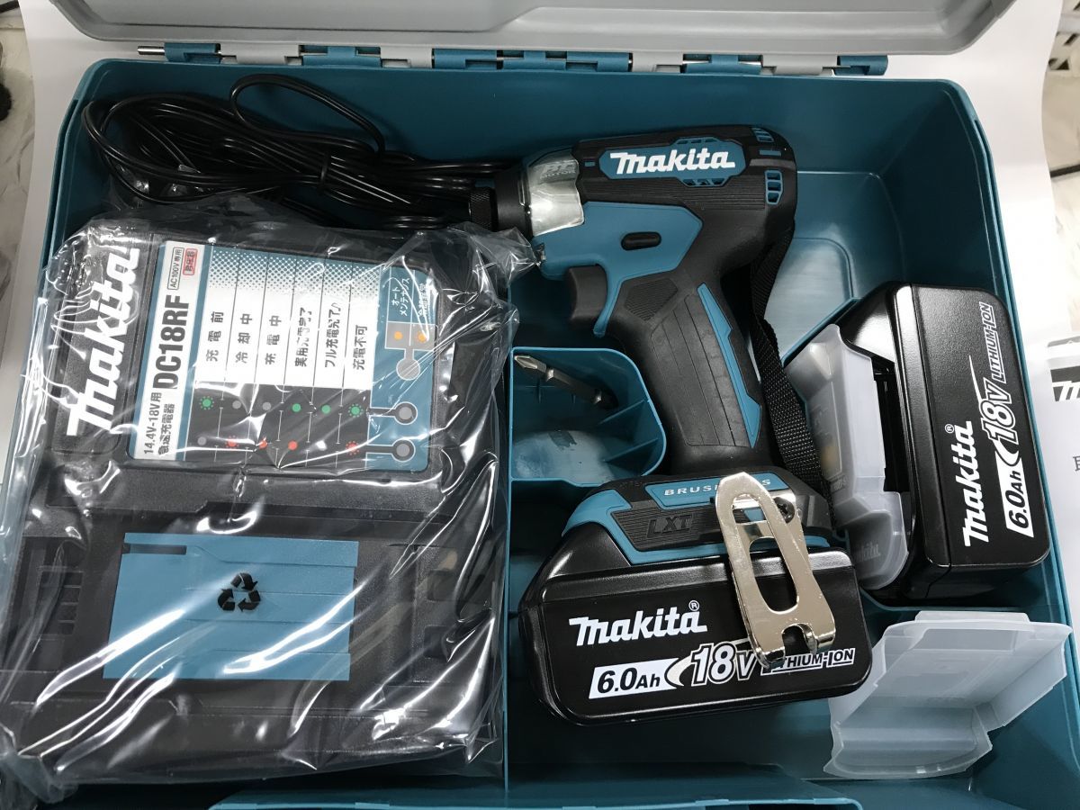 未使用展示品【MAKITA】マキタ　充電式インパクトドライバー　TD157DRGX　18V 6.0Ah　電動工具【いわき平店】