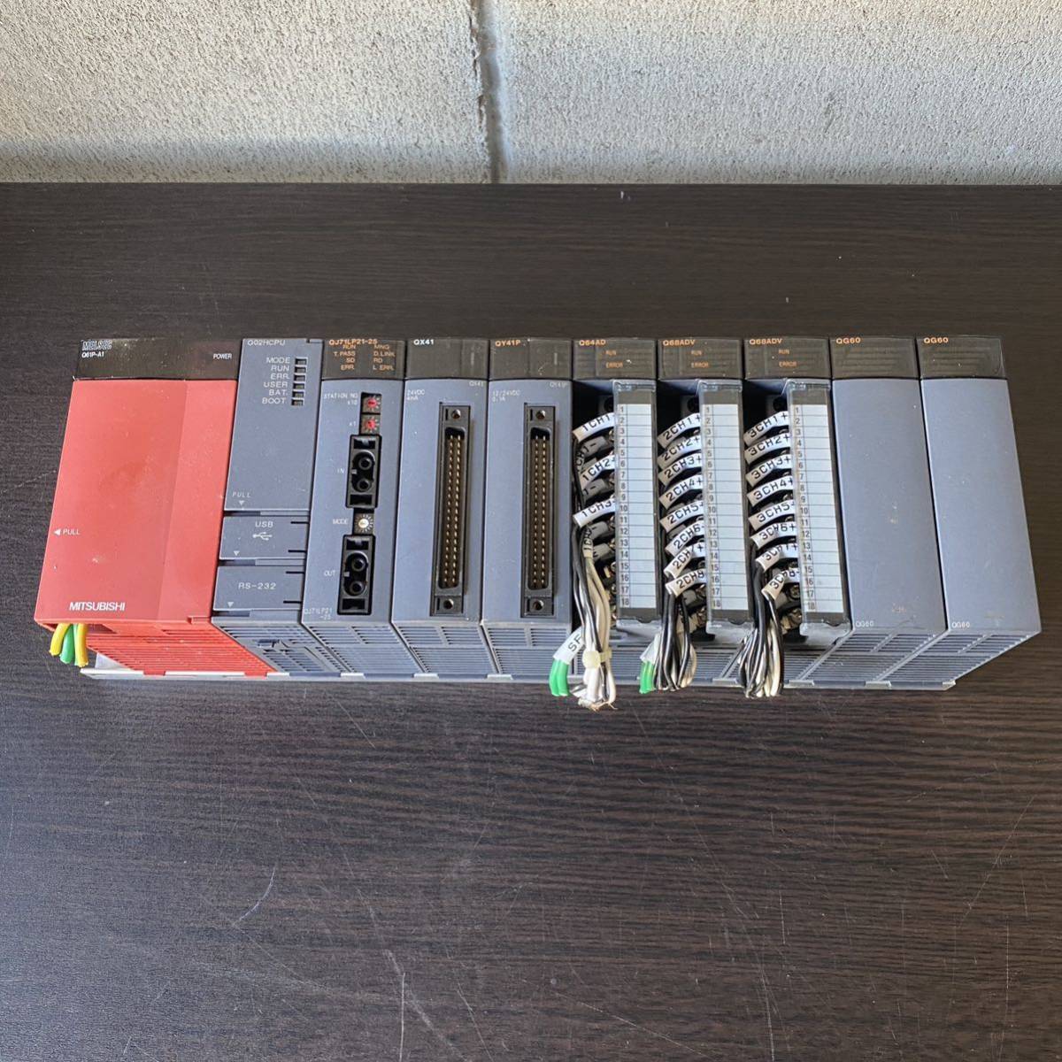  シーケンサー 三菱 MELSEC Q61P-A1 Q02HCPU QJ71LP21-25 QX41 QY41P Q64AD Q68ADV&times;2 QG60&times;2(その他)｜売買されたオークション情報、yahooの商品情報をアーカイブ公開 - オークファン その他