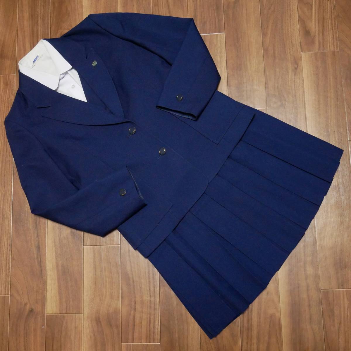 日進西高　制服上下4点セット　11号　ウエスト66　丈55　冬服　長袖　中学　高校　JK　JC　匿名配送