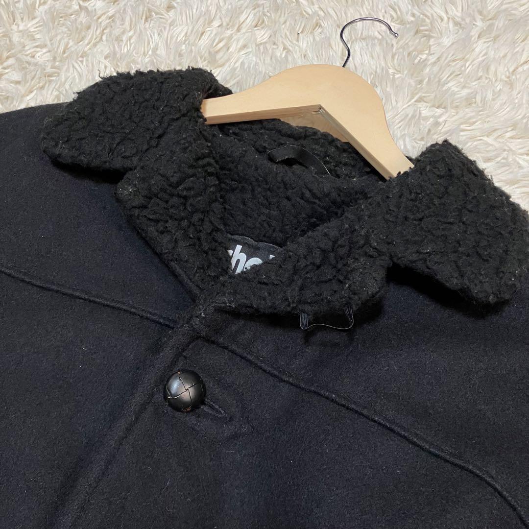 Schott ショット ボア ランチコート ウール メルトン 胡桃ボタン