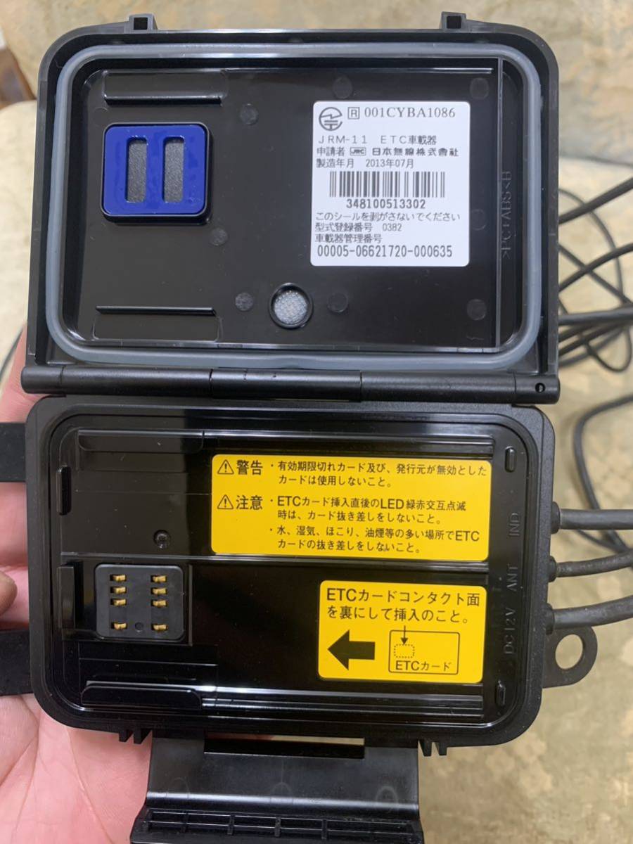 日本無線 ETC JRM-21 2.0 バイク用 車載器 バイク用ETC JRM-12 アンテナ