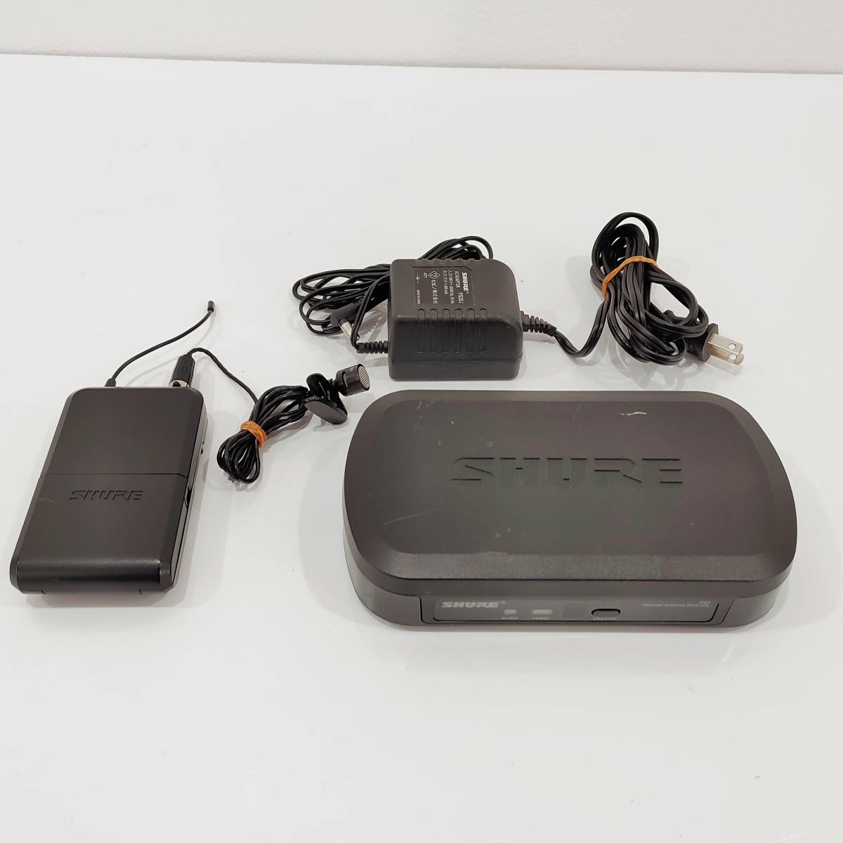 ●シュアー PG4/PG1 ワイヤレスシステム SHURE レシーバー＆マイクセット オーディオ 音響機材 S2514