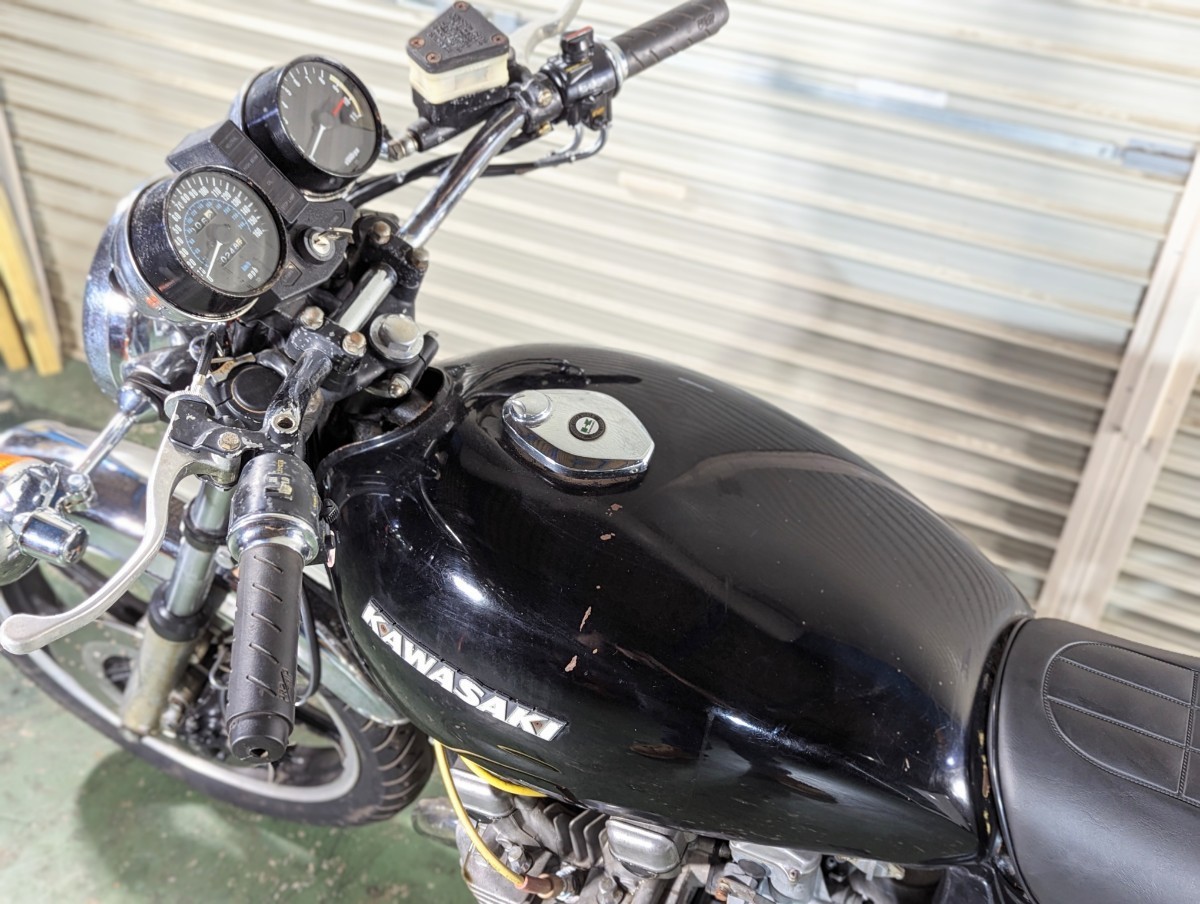 KZ1000LTD カワサキ 仕上げベース Z1 書付き 角ヘッド (検 実働車 mk2 