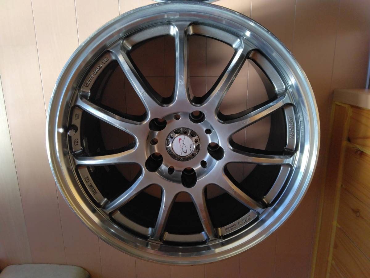 BMW WORK ワークエモーション11R 中古2本17インチ8jj＋35 pcd120 5H ハブ径72.5 スペアスタッドレス用に検索） E364690　引き取り歓迎_2