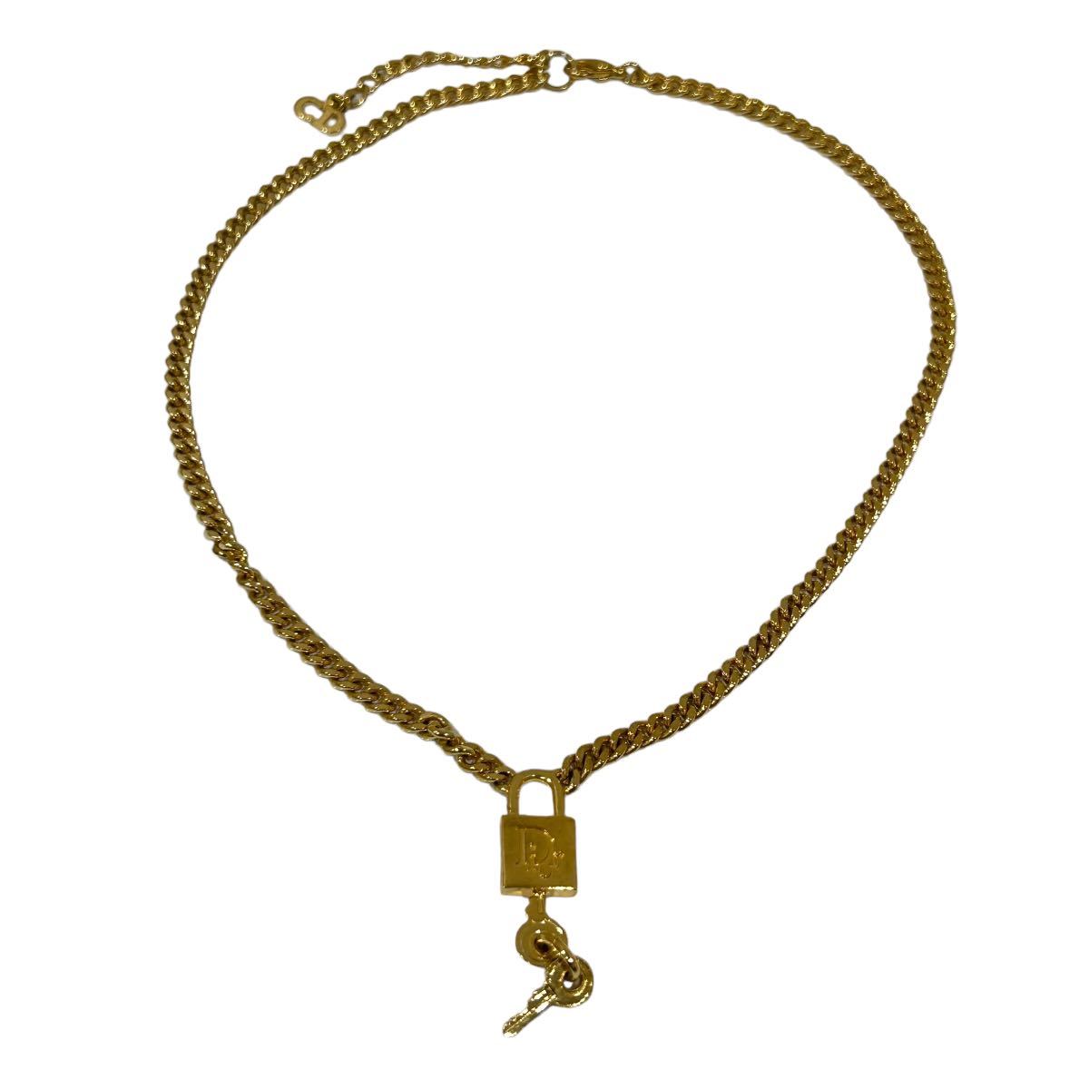 1円 □極美品□ Christian Dior ディオール カデナ パドロック