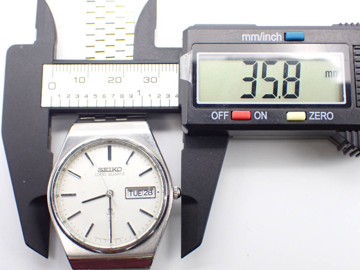 Quartz Seiko Lord 7853-7010 – Vintage セイコー QUARTZ LORD Dial 