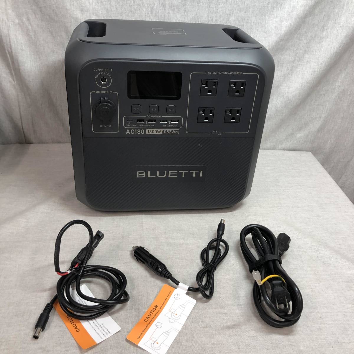 BLUETTI ポータブル電源 AC180 1152Wh/1800W BLUETTI AC180 大容量 