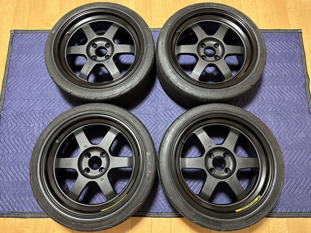 廃盤 RAYS VOLK RACING TE37V 鍛造 FORGED BA マットブラック 2017 