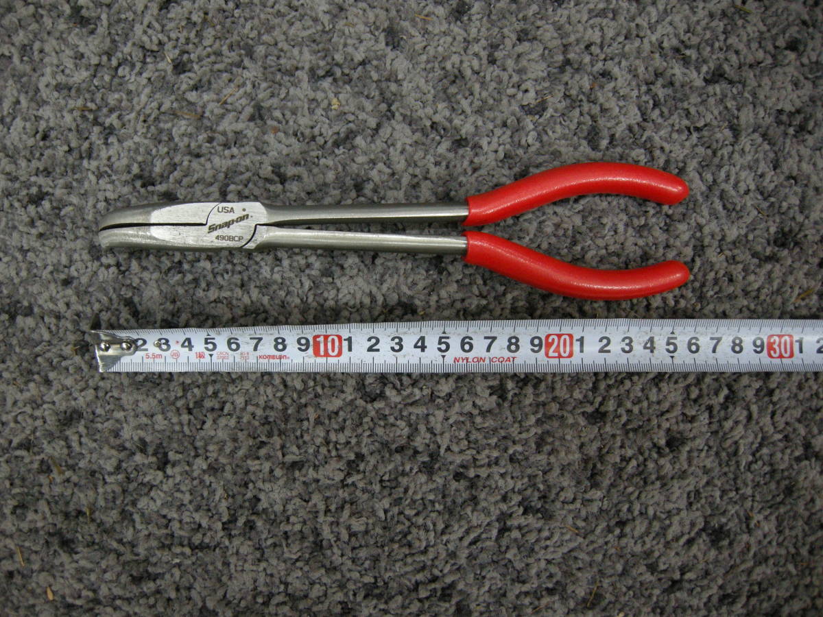 ★★Snap-on/スナップオン　ロングノーズプライヤー（90°タイプ）　品番/490BCP★★　