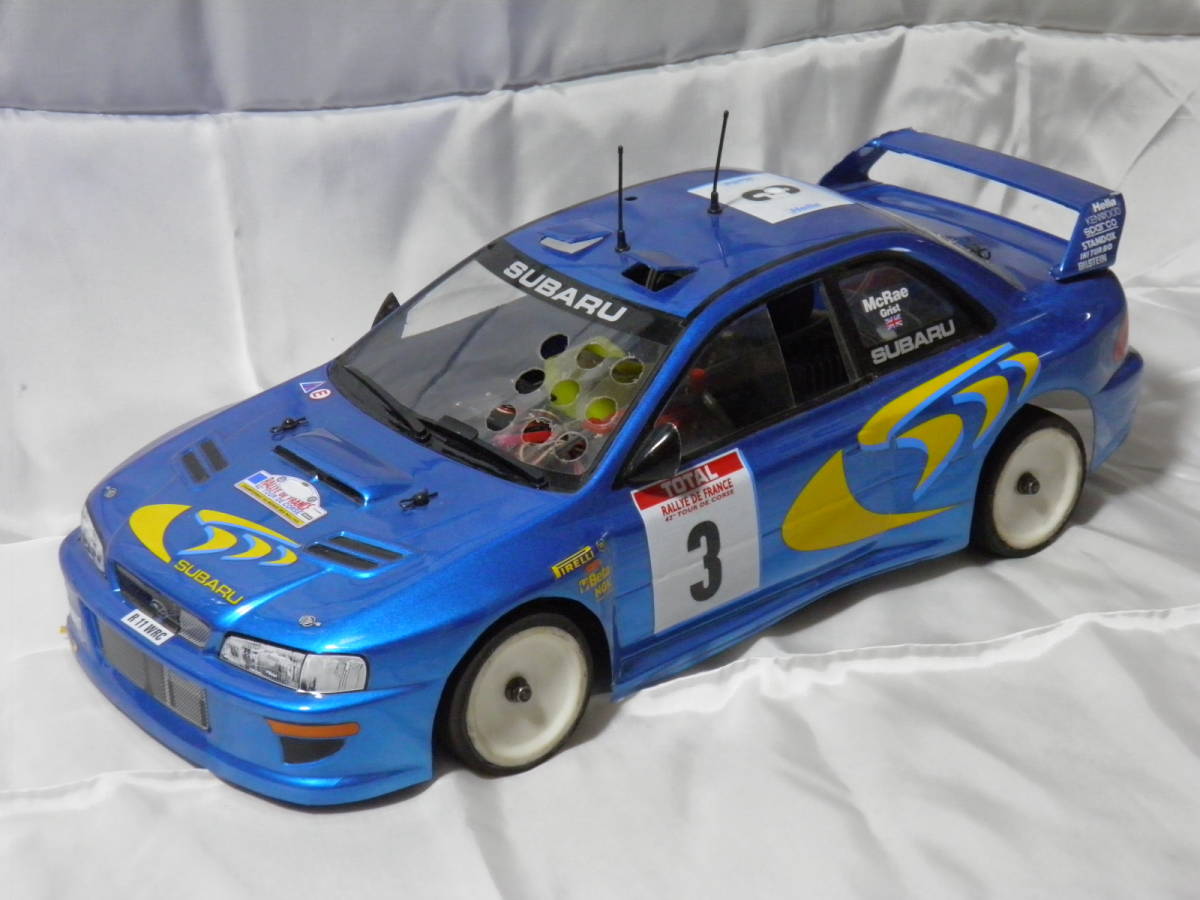  京商スパイダーGP インプレッサWRC(完成品（エンジン）)｜売買されたオークション情報、yahooの商品情報をアーカイブ公開 - オークファン 完成品（エンジン）