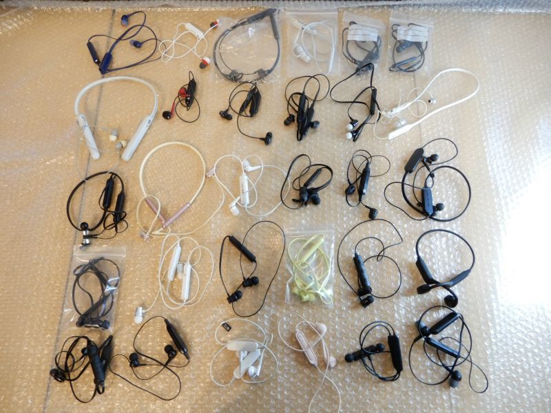 1円〜 動作未確認 ワイヤレスイヤホン 30本 おまとめセット！ その19 ソニー / パナソニック / マクセル 他 現状渡し