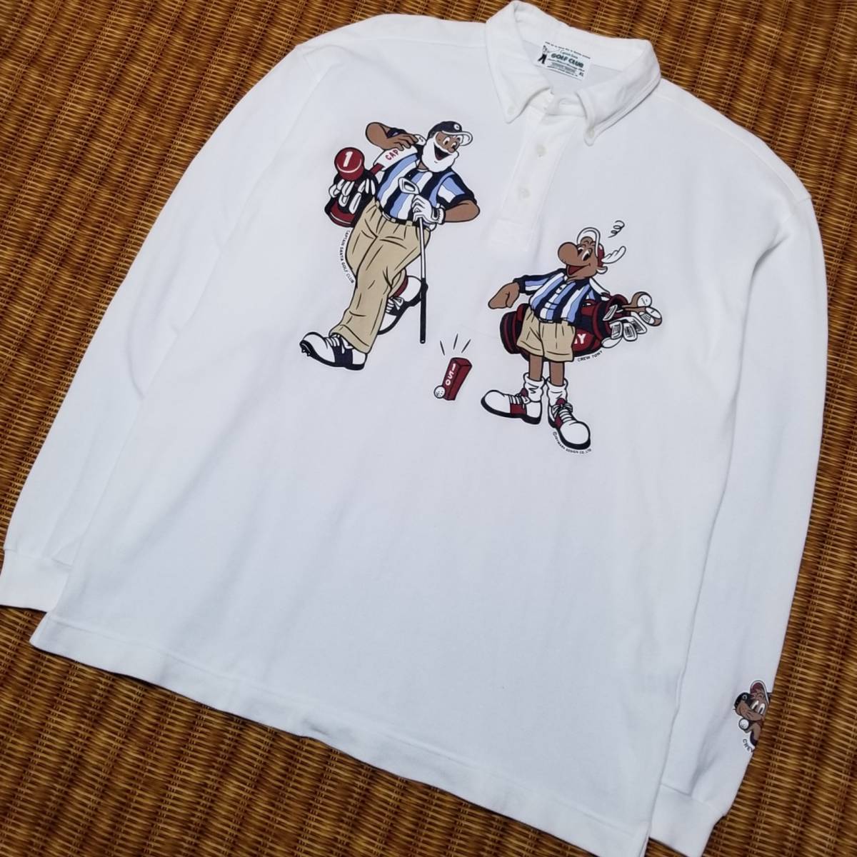 BIGサイズ/美品】◎ CAPTAIN SANTA キャプテンサンタ/ 長袖 プリント 