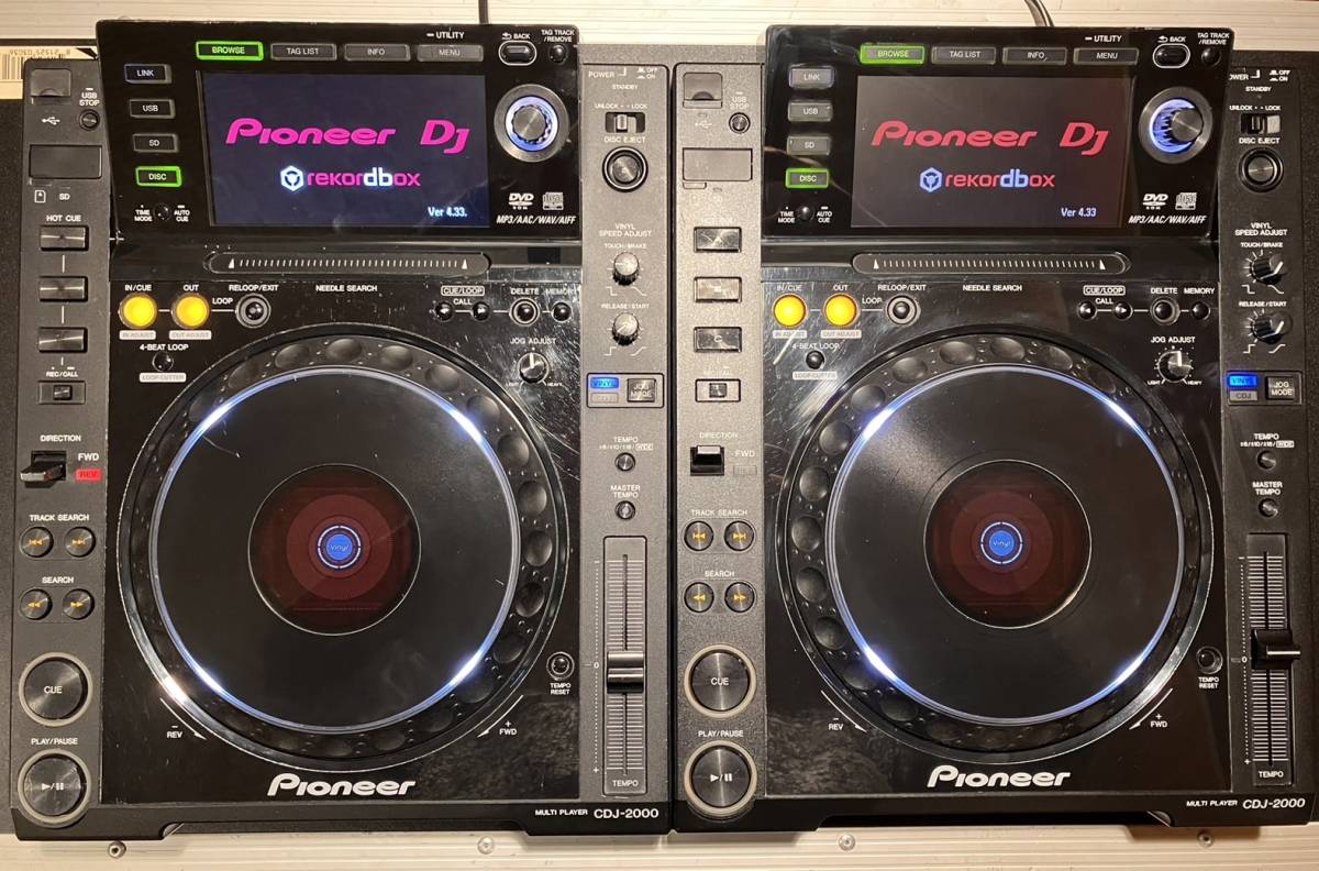 楽器・機材 Pioneer CDJ-2000 通電OK ジャンク メーカー修理歴あり