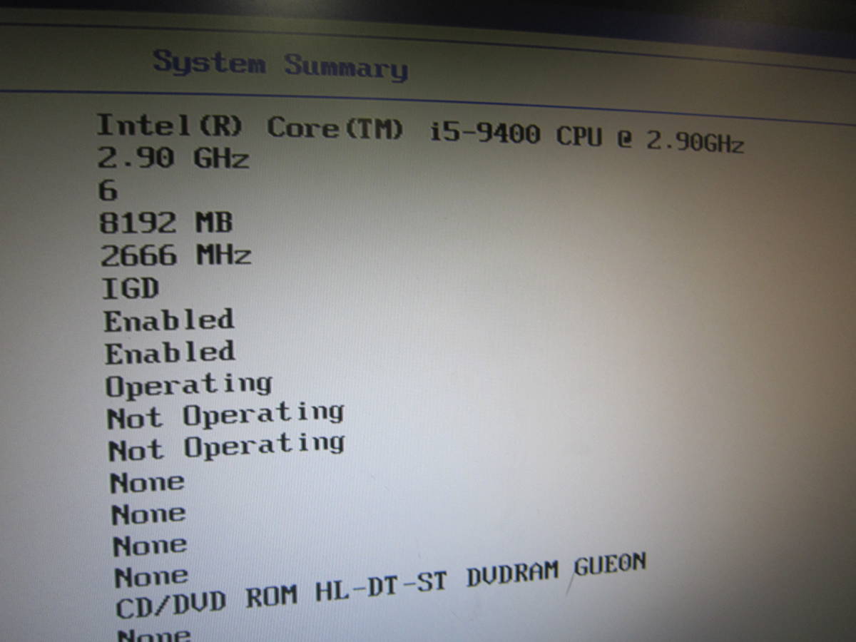 7867☆CPU Intel Core i5 9400 2.90GHz SRG0Y 動作品 | APARTMENTS