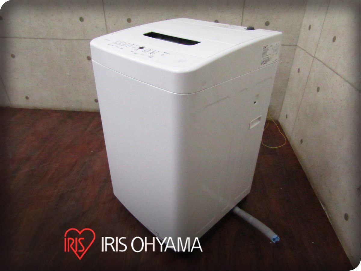 ■展示品■アイリスオーヤマ■全自動洗濯機■標準洗濯容量5.0kg/脱水容量5.0kg/部屋干しモード/予約タイマー/2023年製/IAW-T504/kdnn1824m