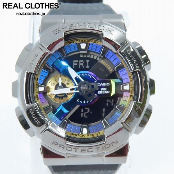 【ジャンク】G-SHOCK/Gショック メタルカバード 腕時計/ウォッチ GM-110B-1AJF /000