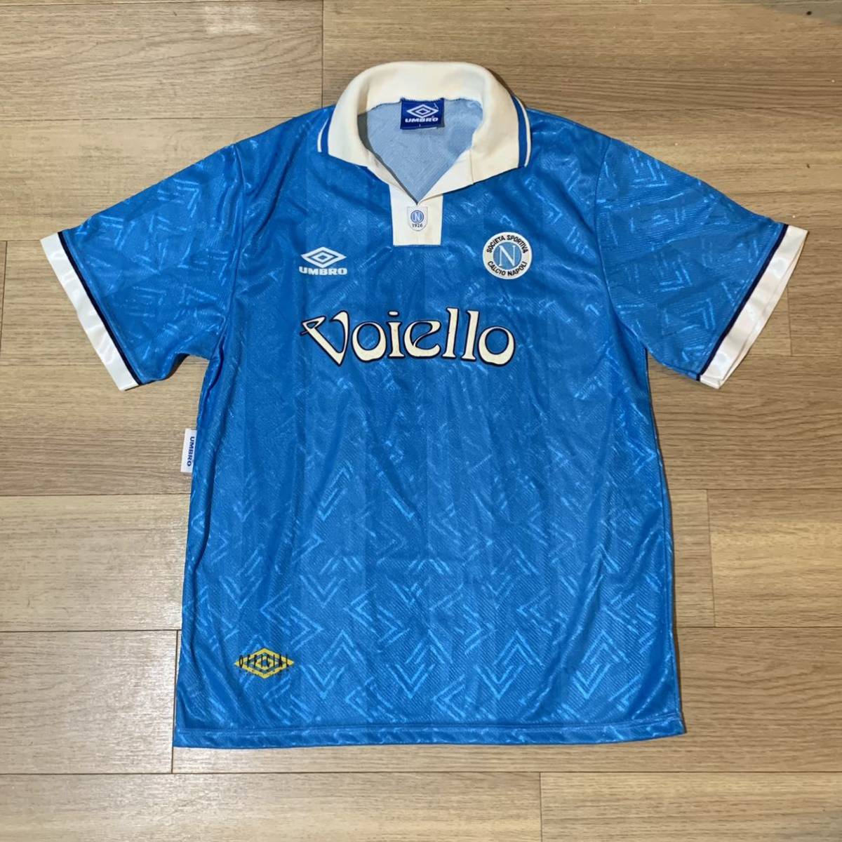 90s 英国製 UMBRO アンブロ SSCナポリ NAPOLI 93/94 ユニフォーム L