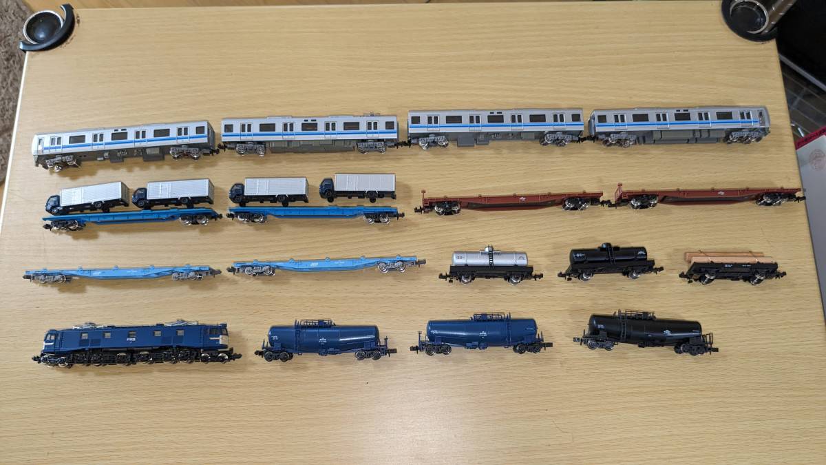 TOMIX 207系 旧塗装　ジャンク ジャンク】TOMIX 207系旧塗装 TOMIX EF58 大窓一般色 貨車12両 まとめ