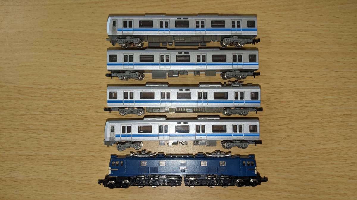 ジャンク】TOMIX 207系旧塗装 TOMIX EF58 大窓一般色 貨車12両 まとめ