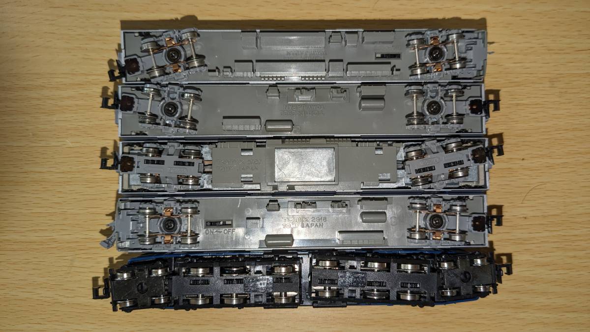 ジャンク】TOMIX 207系旧塗装 TOMIX EF58 大窓一般色 貨車12両 まとめ