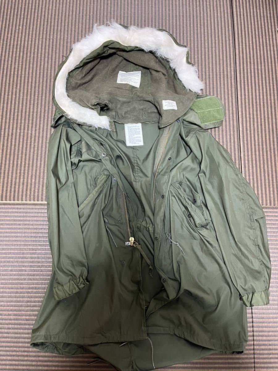 未使用品 S 米軍実物 M-65 パーカー ライナー フード セット SMALL