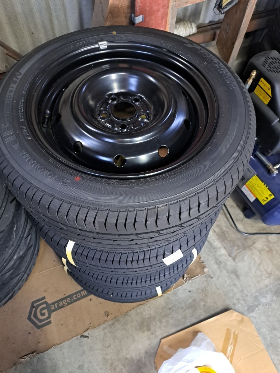 GR86 RC YOKOHAMA dB 205/55/R16&スチールホイール&キャップ