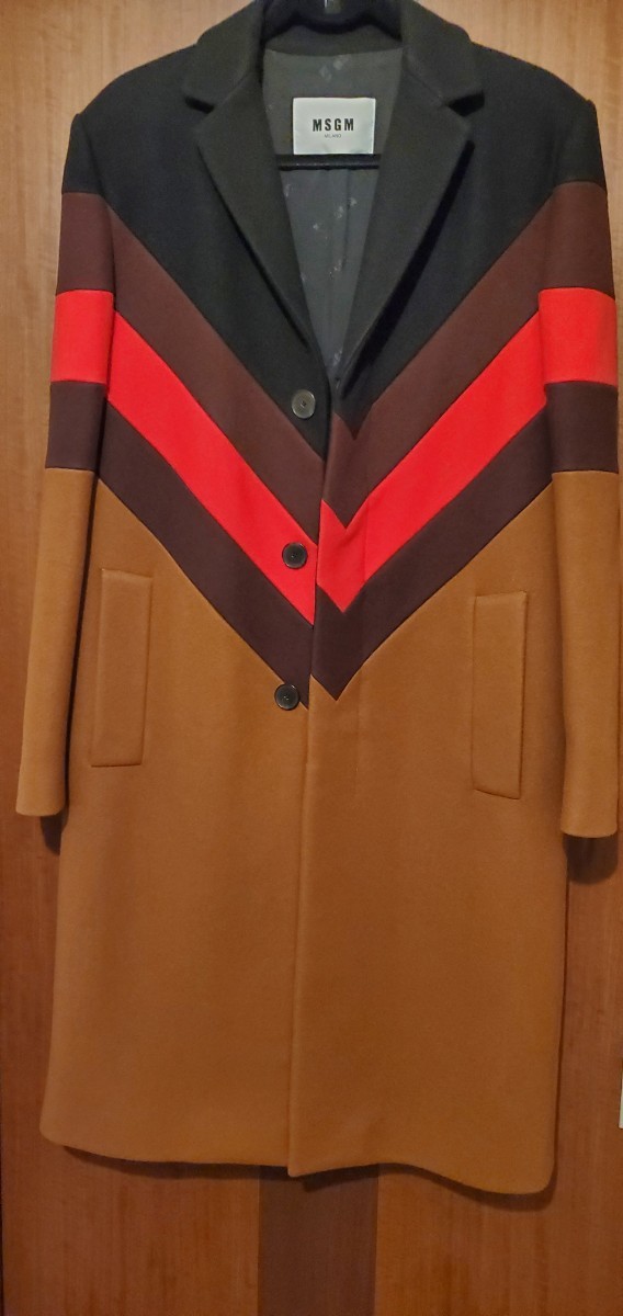 最終お値下げ！MSGMエムエスジイエムチェスターコート 希少】MSGM チェスター コート 最終お値下げ！MSGMエムエスジイエム