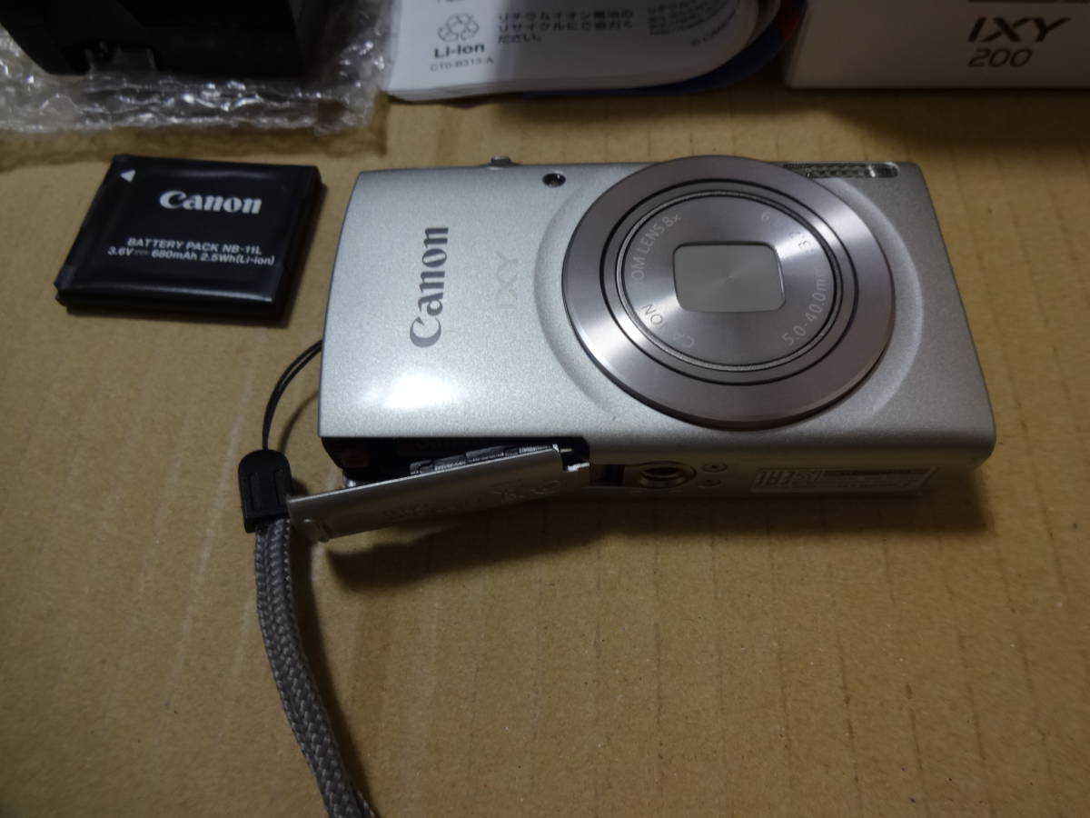 キヤノン IXY 200 中古品 SDカード付属 簡易動作確認済み 【公式通販】