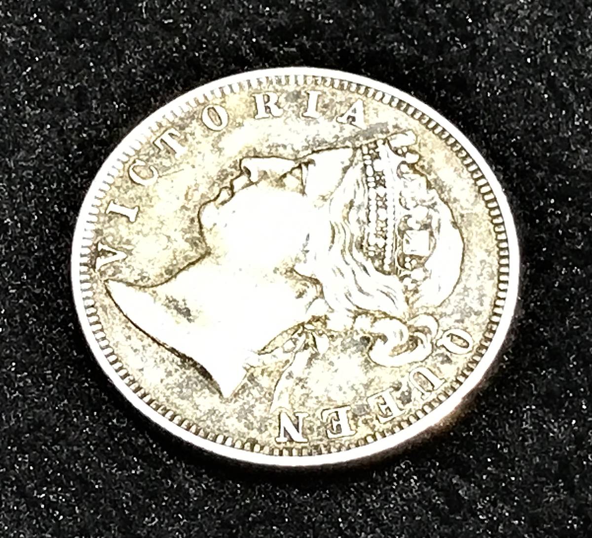 1889年発行のイギリス領香港 20セント銀貨（香港貳毫 1889年発行のイギリス領香港 20セント銀貨（香港貳毫 1889年発行の